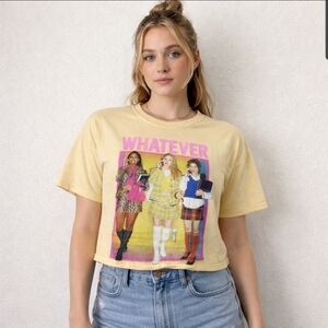 5x$25 Clueless yellow crop top size medium